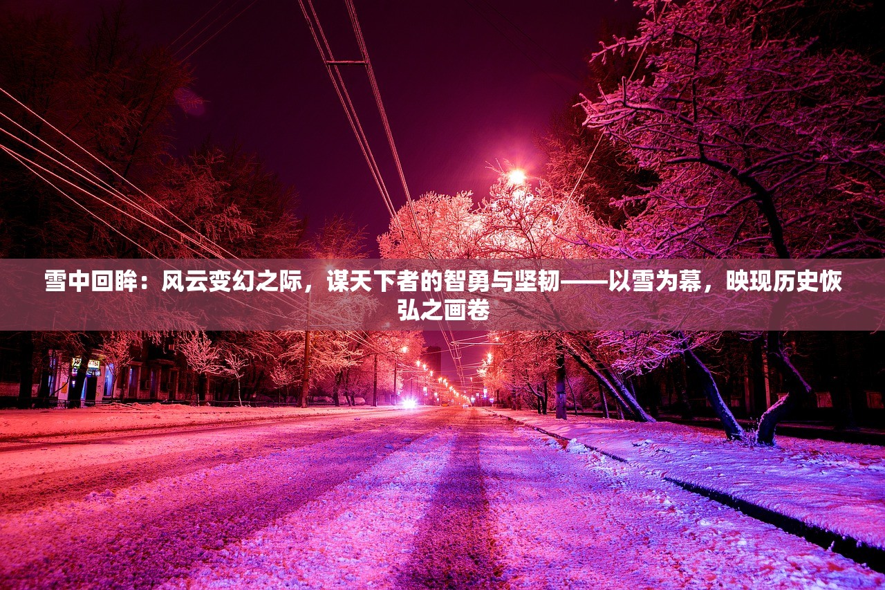 雪中回眸：风云变幻之际，谋天下者的智勇与坚韧——以雪为幕，映现历史恢弘之画卷