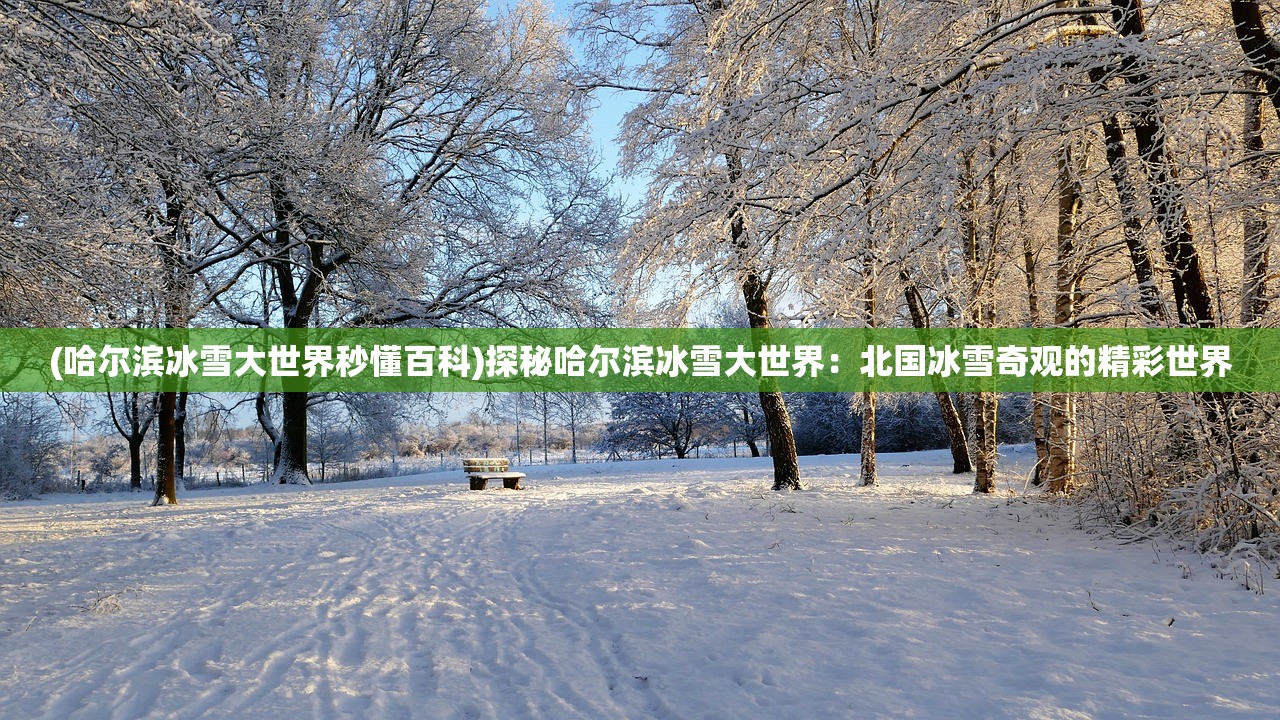 (哈尔滨冰雪大世界秒懂百科)探秘哈尔滨冰雪大世界：北国冰雪奇观的精彩世界