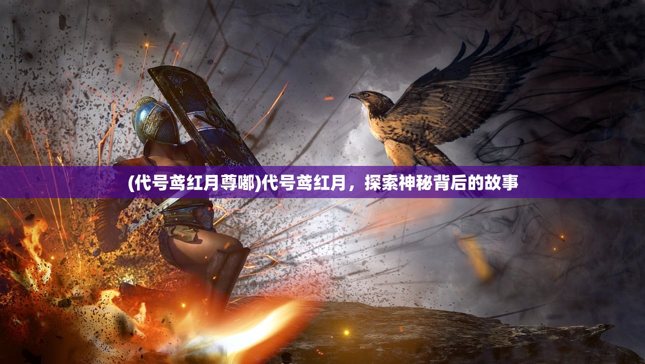 (代号鸢红月尊嘟)代号鸢红月，探索神秘背后的故事