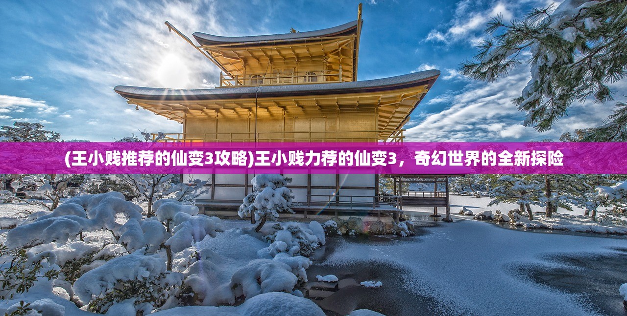 (王小贱推荐的仙变3攻略)王小贱力荐的仙变3，奇幻世界的全新探险