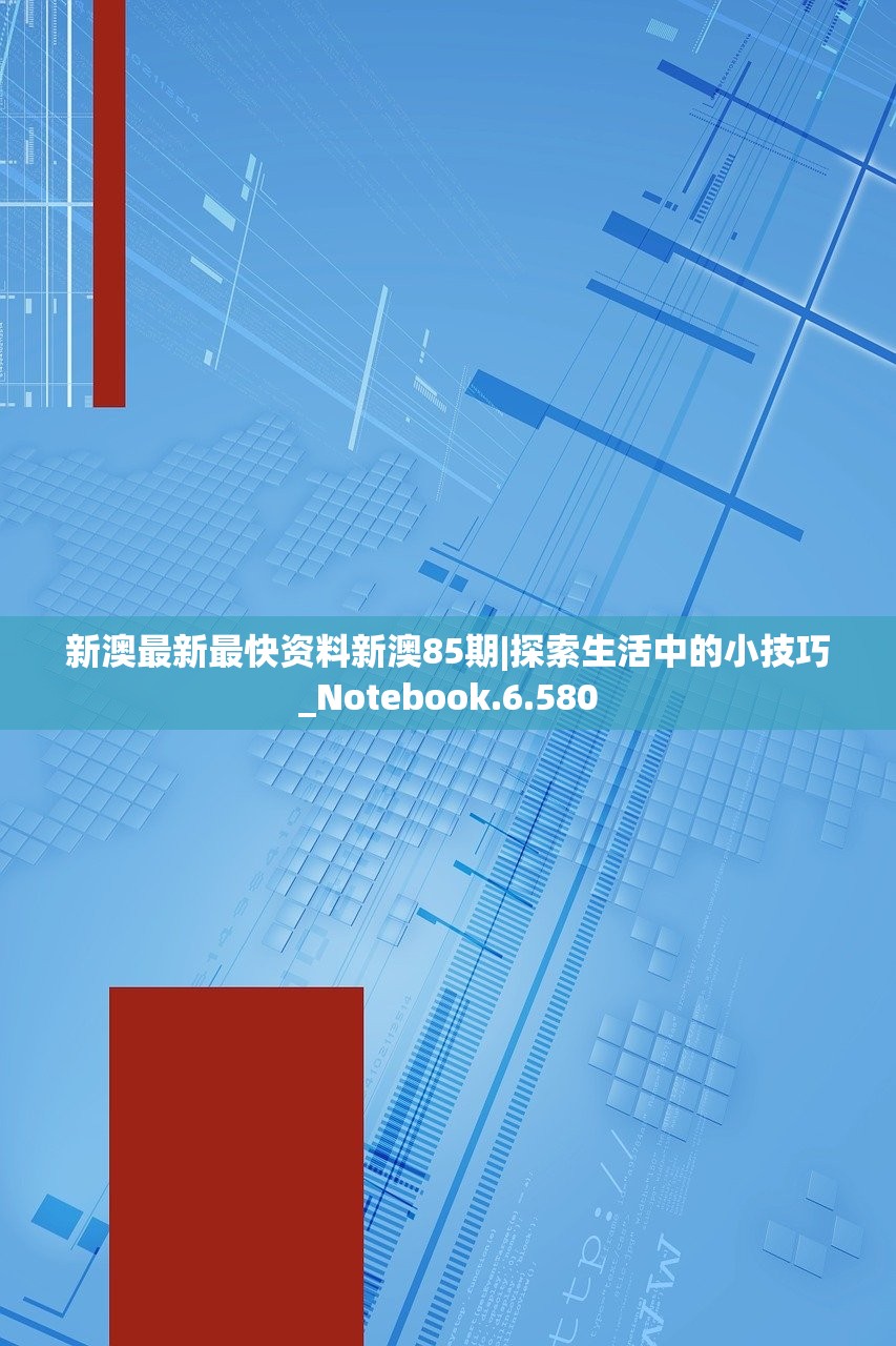 新澳最新最快资料新澳85期|探索生活中的小技巧_Notebook.6.580