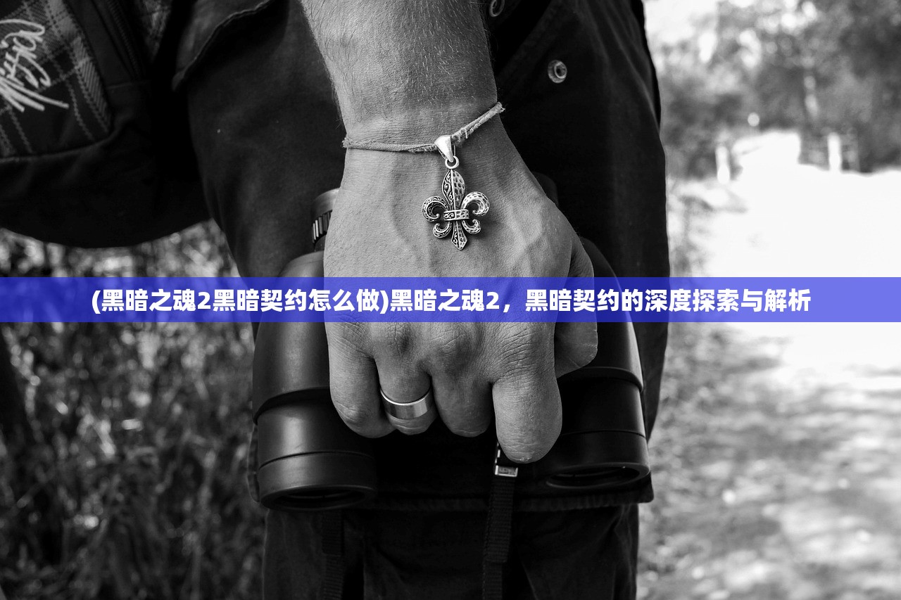 (黑暗之魂2黑暗契约怎么做)黑暗之魂2，黑暗契约的深度探索与解析