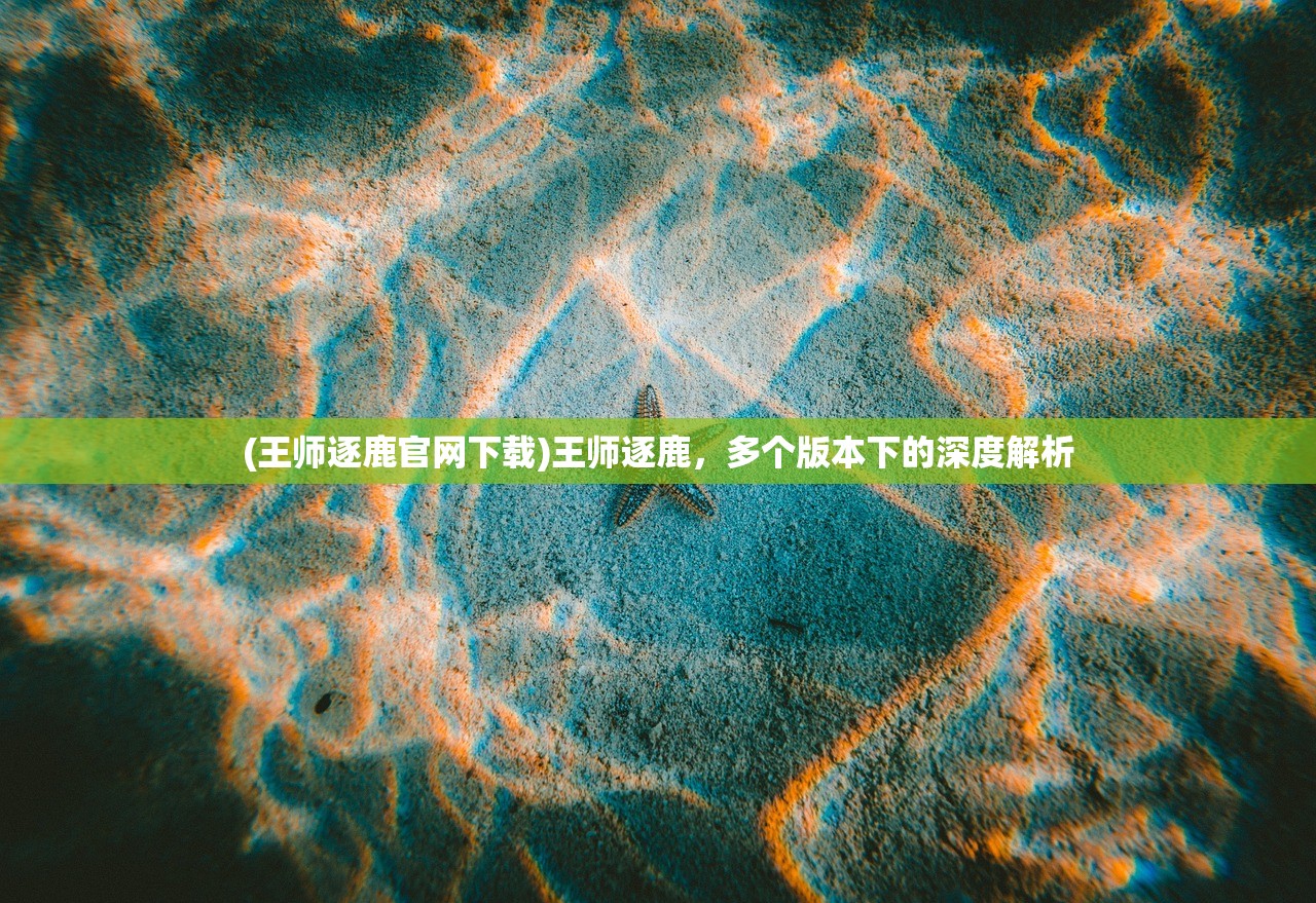 (王师逐鹿官网下载)王师逐鹿，多个版本下的深度解析