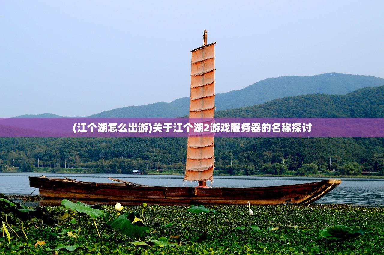 (江个湖怎么出游)关于江个湖2游戏服务器的名称探讨