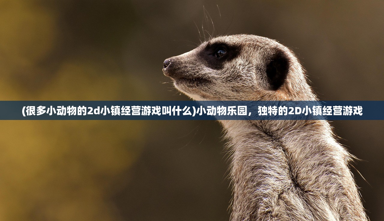(很多小动物的2d小镇经营游戏叫什么)小动物乐园，独特的2D小镇经营游戏