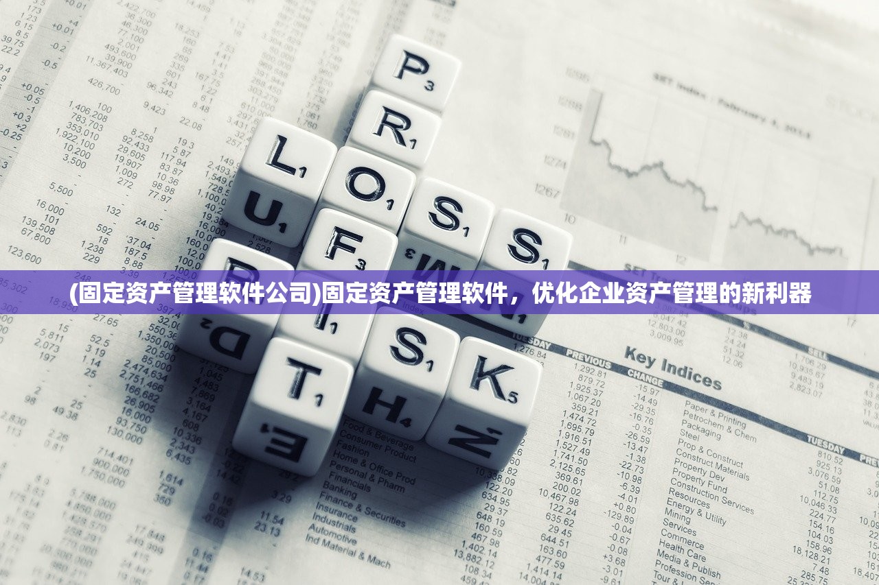 (固定资产管理软件公司)固定资产管理软件，优化企业资产管理的新利器