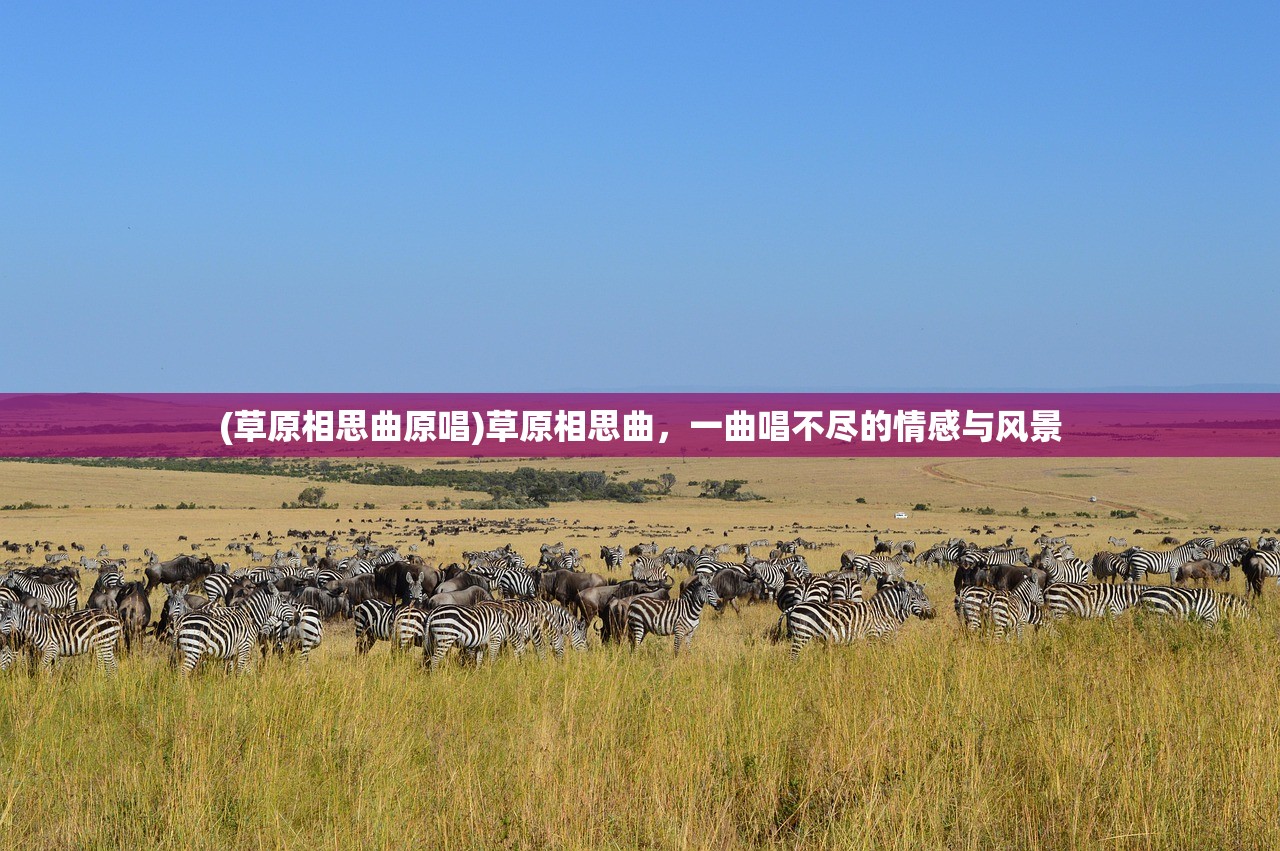 (草原相思曲原唱)草原相思曲，一曲唱不尽的情感与风景
