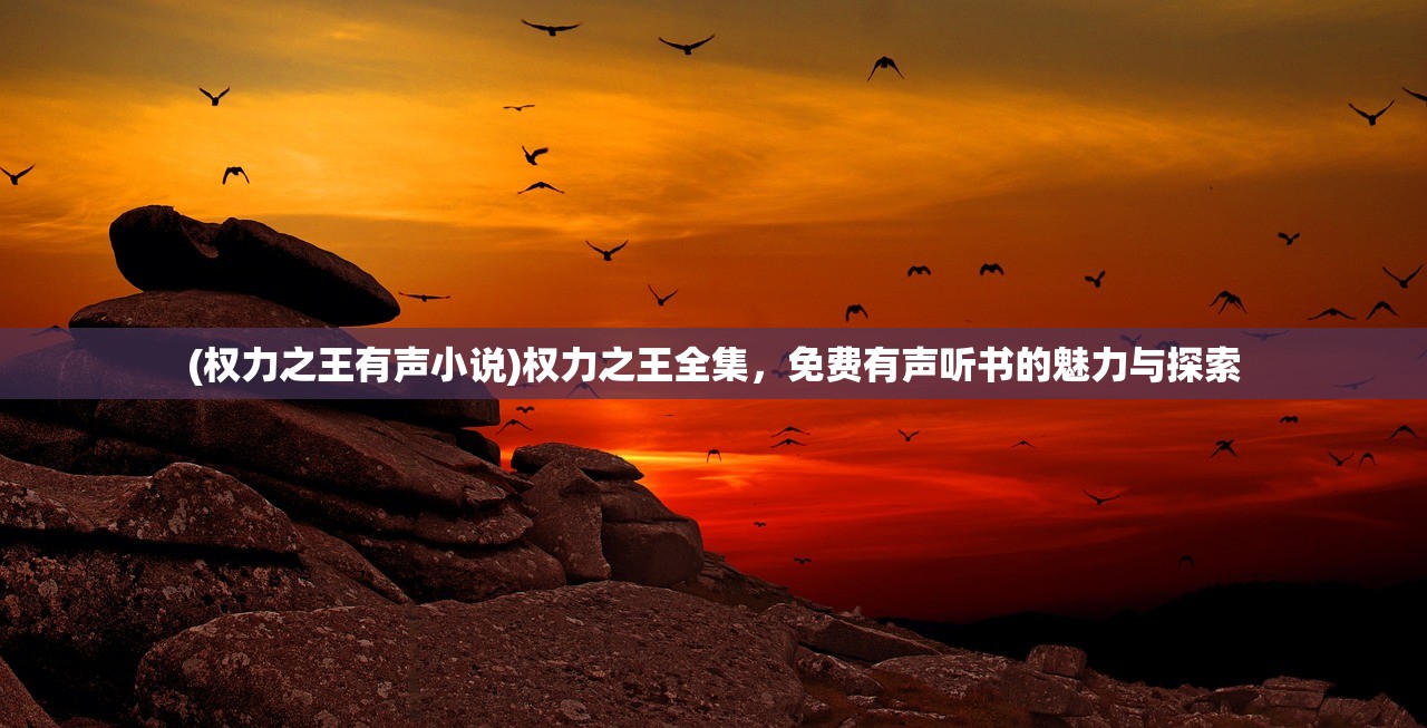 (权力之王有声小说)权力之王全集，免费有声听书的魅力与探索