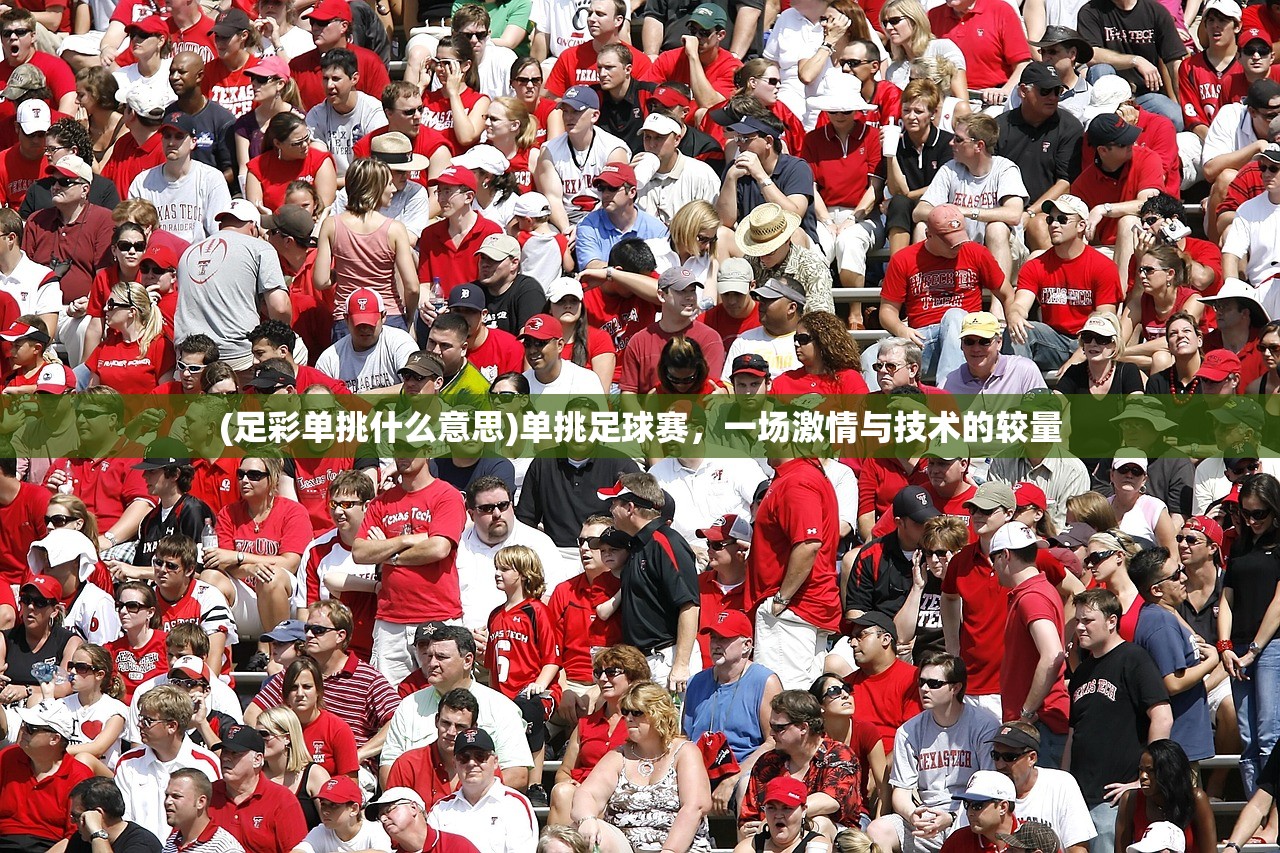 (足彩单挑什么意思)单挑足球赛，一场激情与技术的较量
