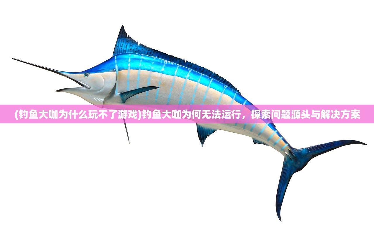 (钓鱼大咖为什么玩不了游戏)钓鱼大咖为何无法运行，探索问题源头与解决方案