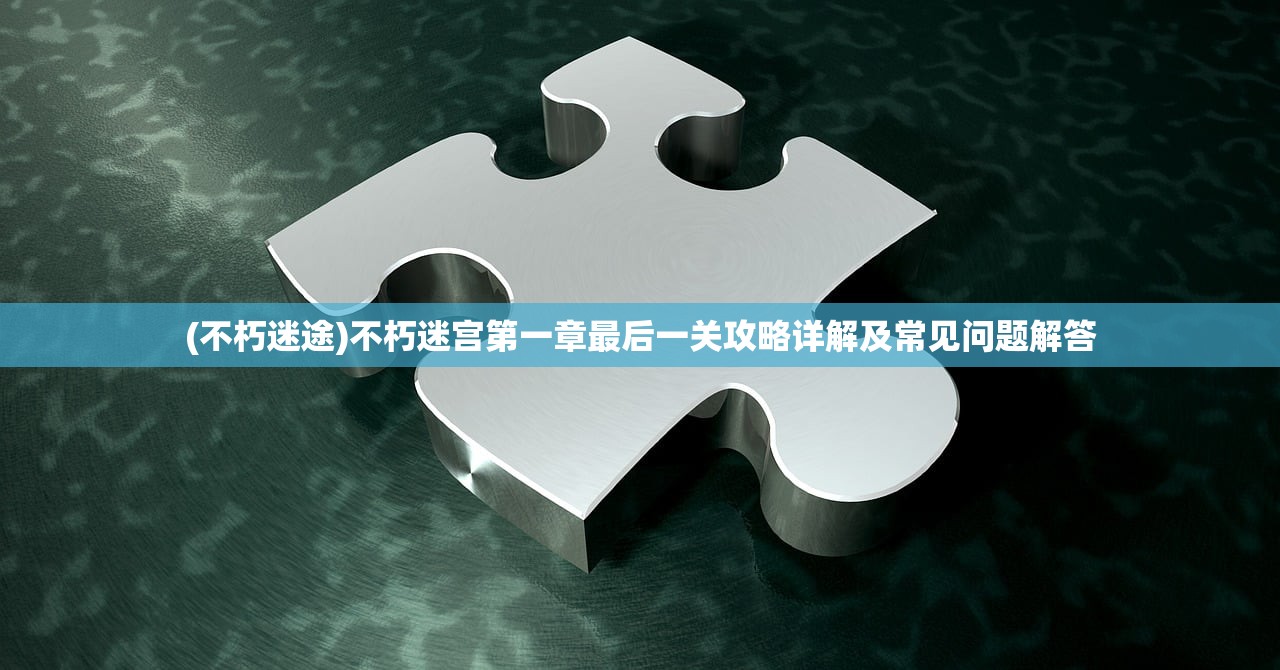 (不朽迷途)不朽迷宫第一章最后一关攻略详解及常见问题解答
