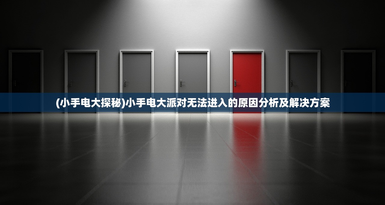 (小手电大探秘)小手电大派对无法进入的原因分析及解决方案