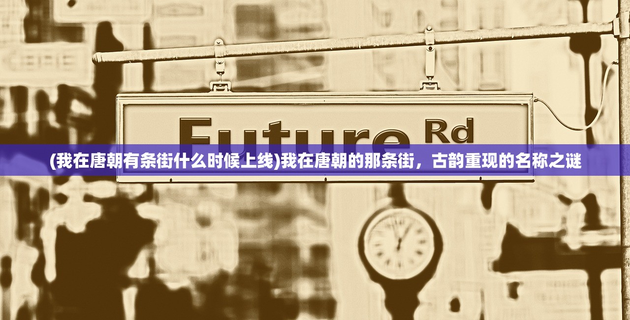 (我在唐朝有条街什么时候上线)我在唐朝的那条街，古韵重现的名称之谜